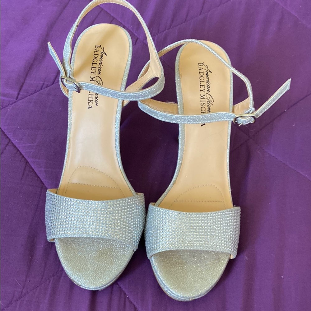 Badgley Mischka Silver Women's Sandals